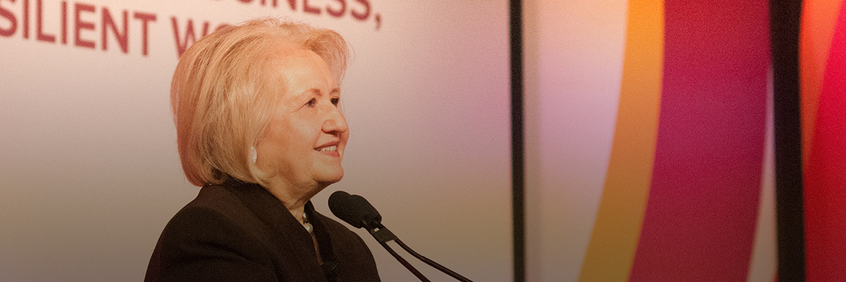 Resilience: A Video Interview with Melanne Verveer at the BSR Conference 2015