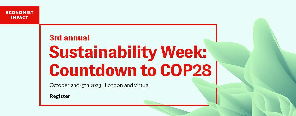 Economist Impact: Countdown to COP28 hero image