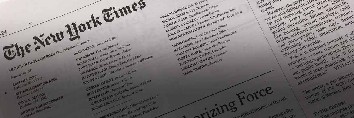 On the New York Times Killing Its Green Team hero image