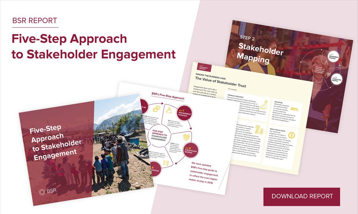 Five-Step Approach to Stakeholder Engagement | Reports | BSR