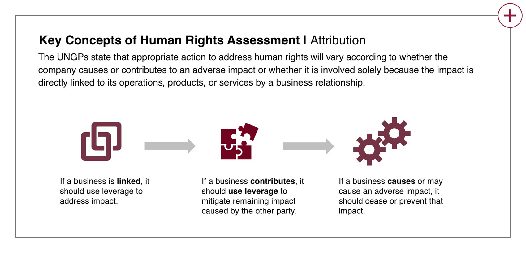 Key Concepts of Human Rights Assessment: Attribution