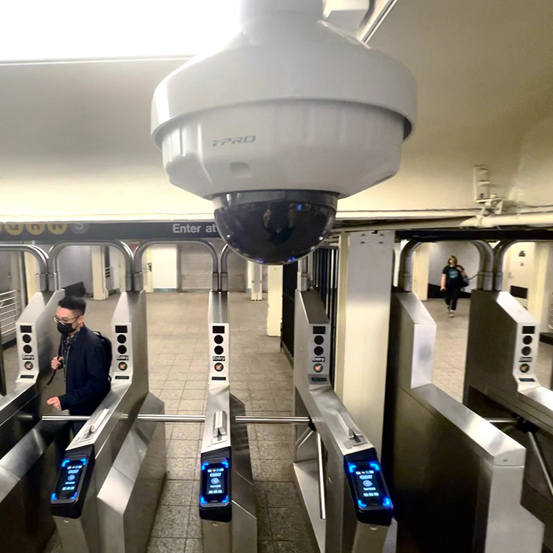 Camera in the subway