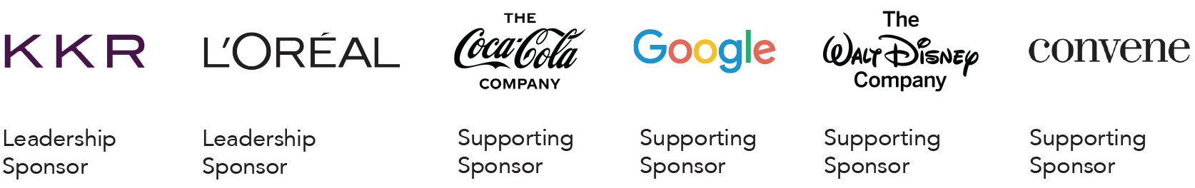 Event sponsors