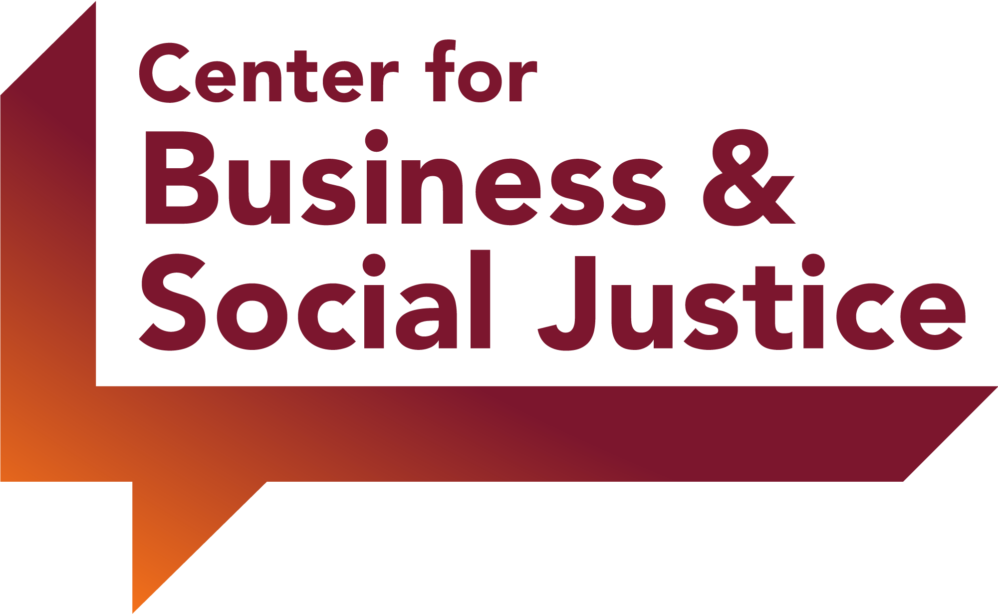 商业和社会正义中心标志