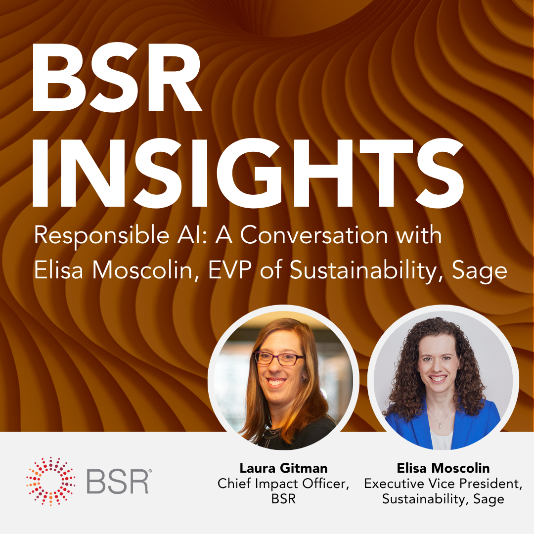 Responsible AI: A Conversation with Elisa Moscolin, EVP of Sustainability, Sage thumnail image